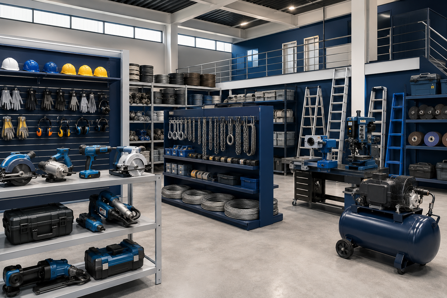 Showroom de materiais e equipamentos Cofemil