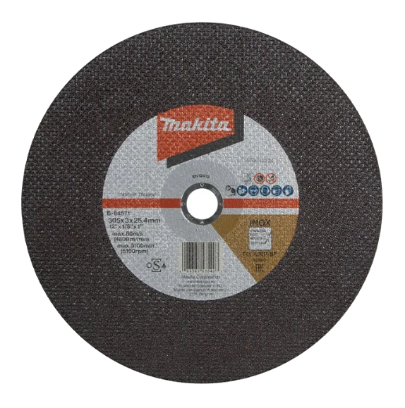 Disco de Corte Makita para Ferro 12"X1/8X1" B-64571-5