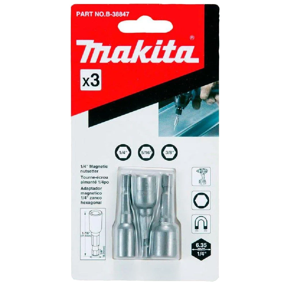 Bits Canhao Makita POL.3/8"