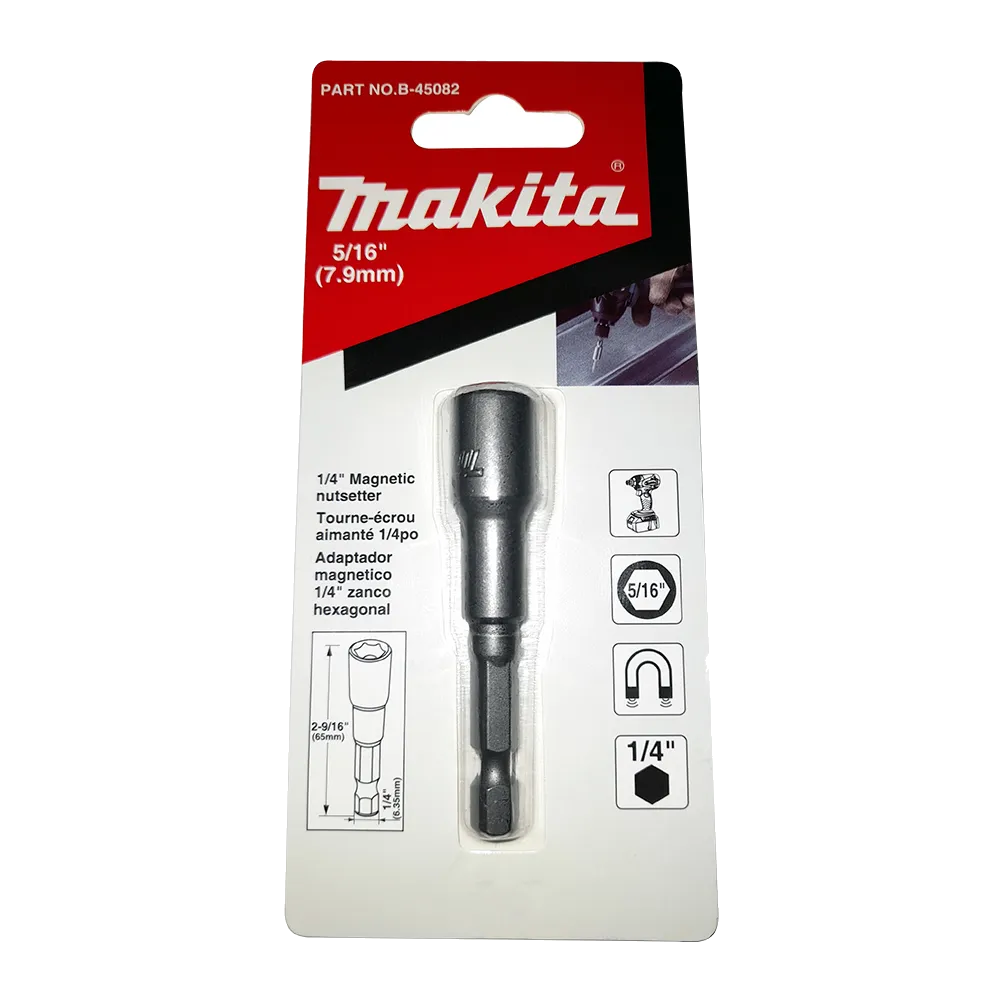 Bits Canhao Makita Magnetico 5/16X65MM-B-45082