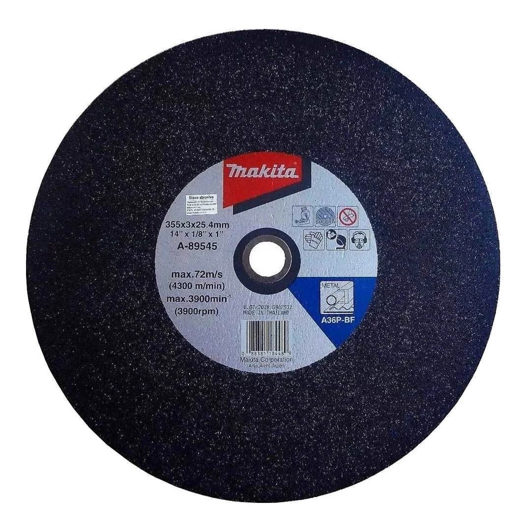 Disco de Corte Makita para Ferro 14"X1/8X1" A-89545-5