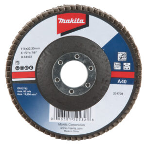 Disco de Lixa Flap Makita 4 1/2-G-60