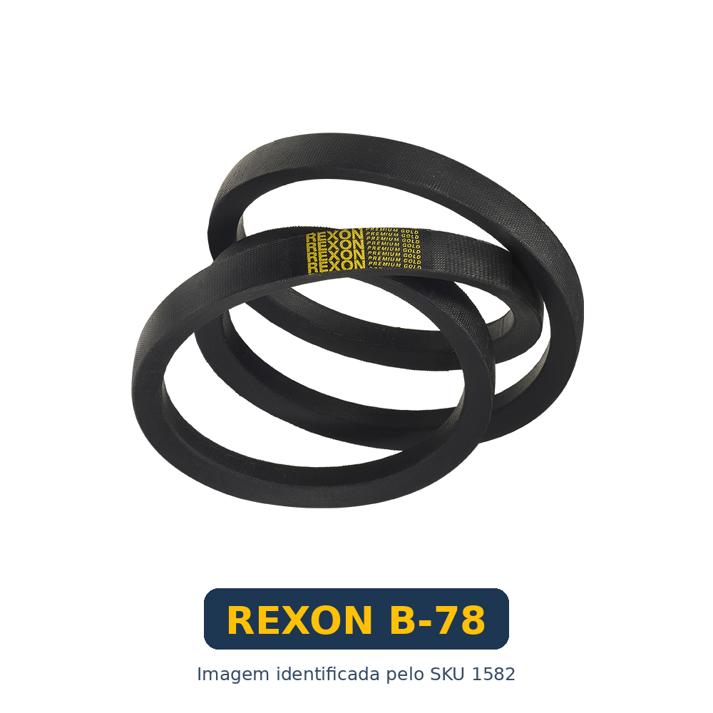 Correia Industrial em V Rexon B-78