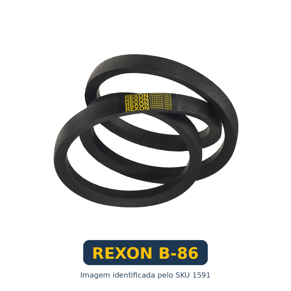 Correia Industrial em V Rexon B-86