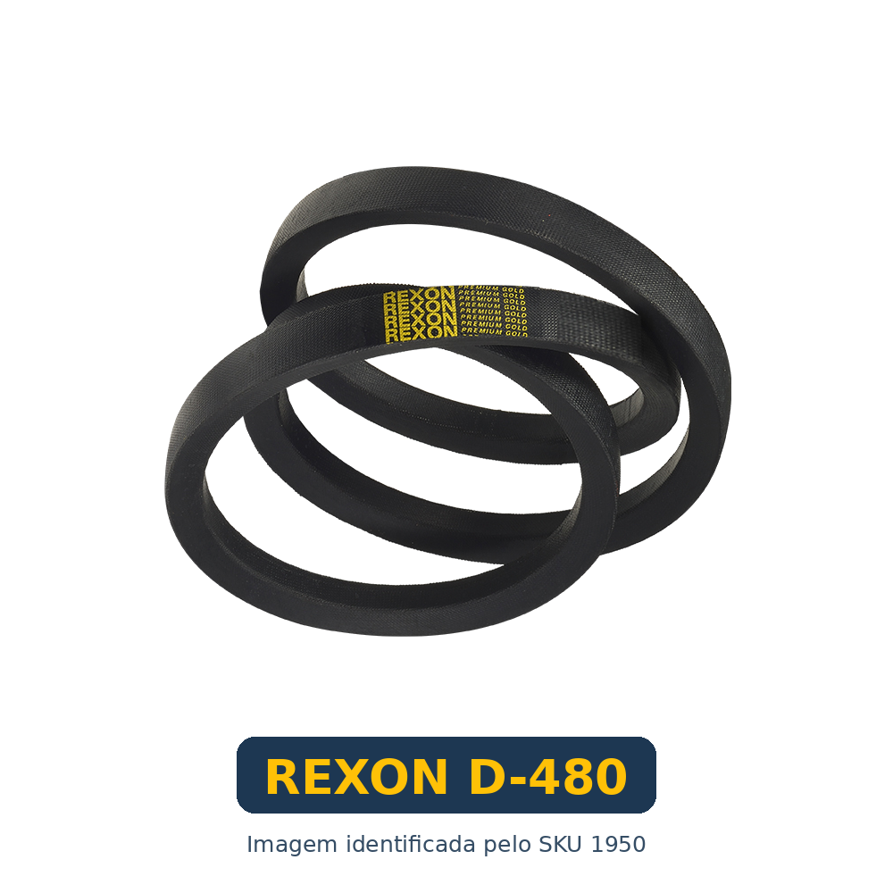 Correia Industrial em V Rexon D-480
