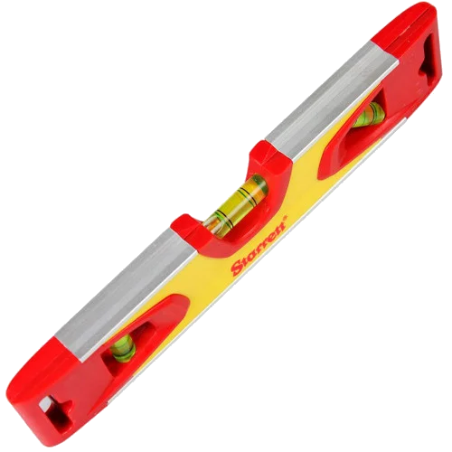 Nivel Plast Torpedo 9"" Magnet STARRETT KLTS9-S