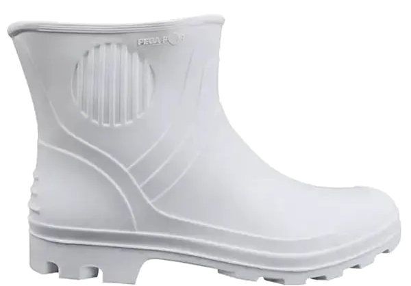 Bota PVC Cano Curto Branca Grendene Nº 42