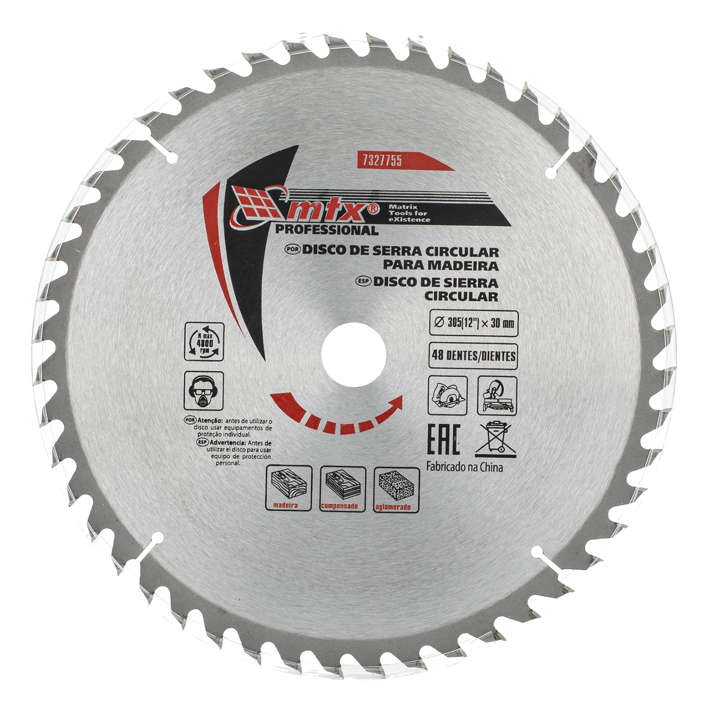 Serra Circular C/ Dente Widia MTX 300X48