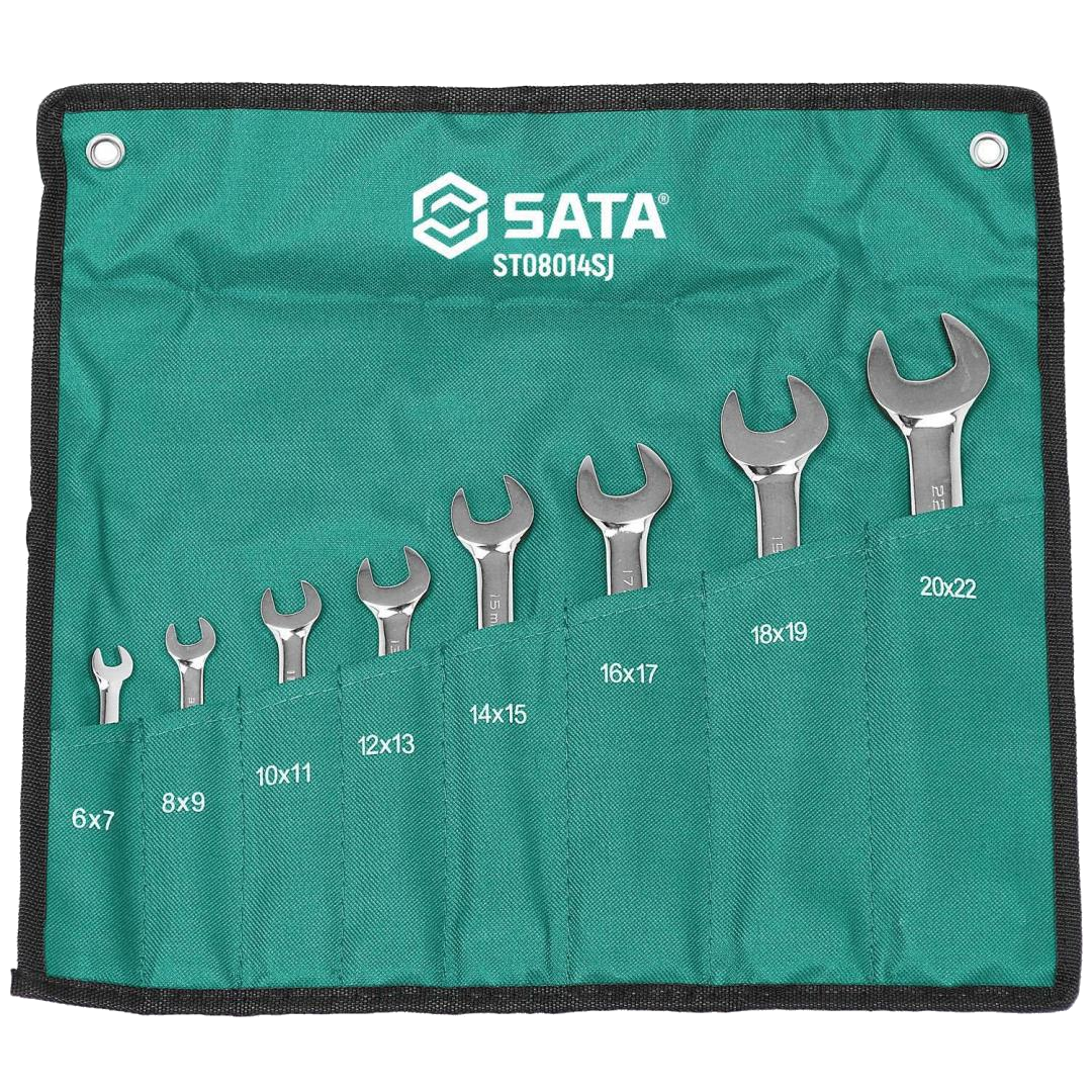 Chave de Boca SATA MM Jogo 6 A 22 8PCS ST08014SJ