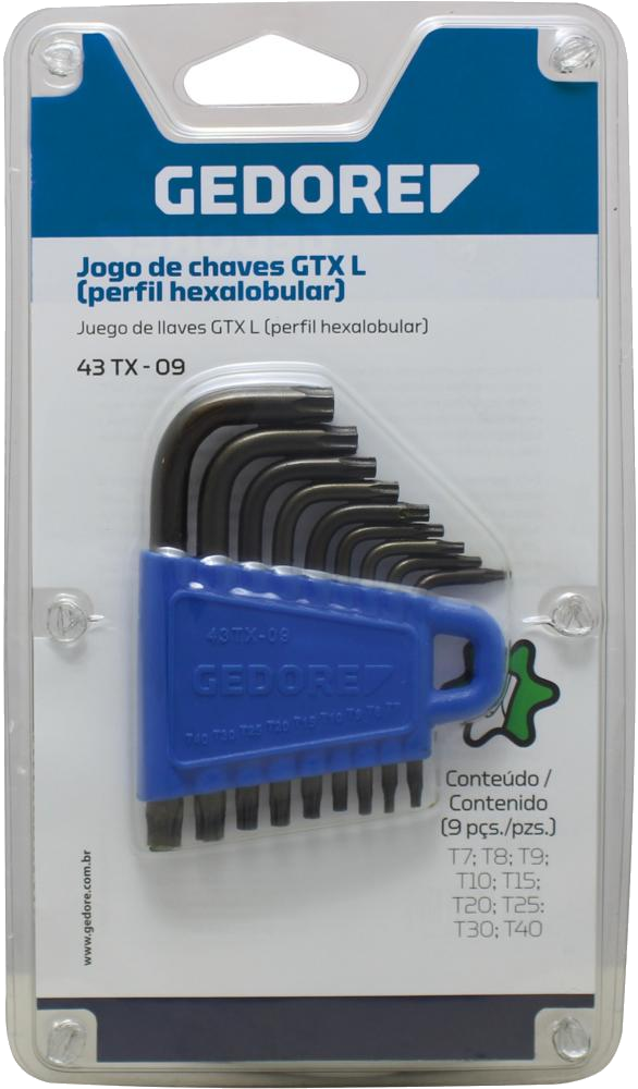 Chave TORX Jg GEDORE 43TX-15 Gtx T6 A T60 024619