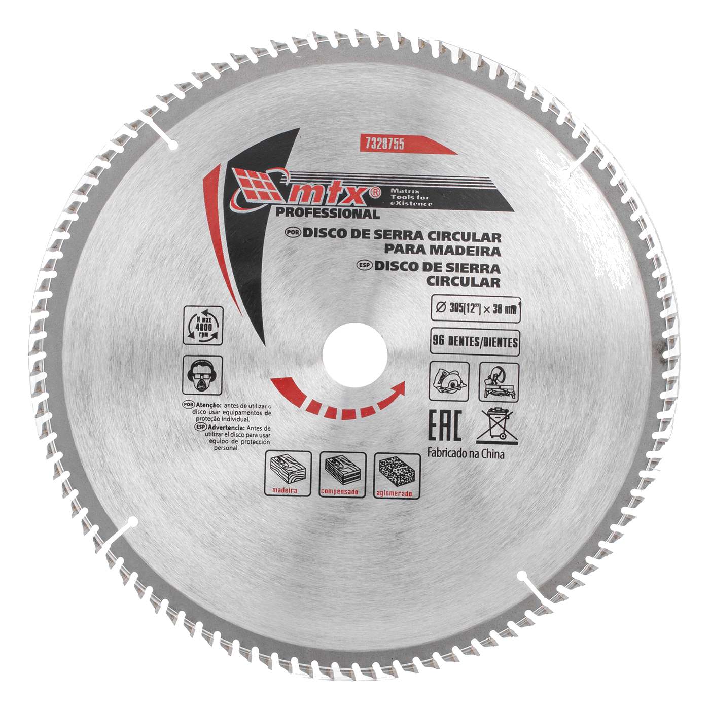 Serra Circular C/ Dente Widia MTX 300X96 7328755