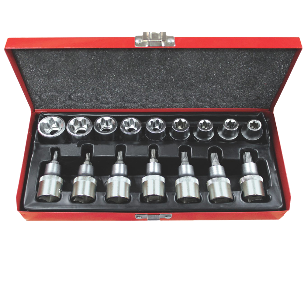 Jogo Chave Torx LOTUS com 16 CRV Macho/femea 6800