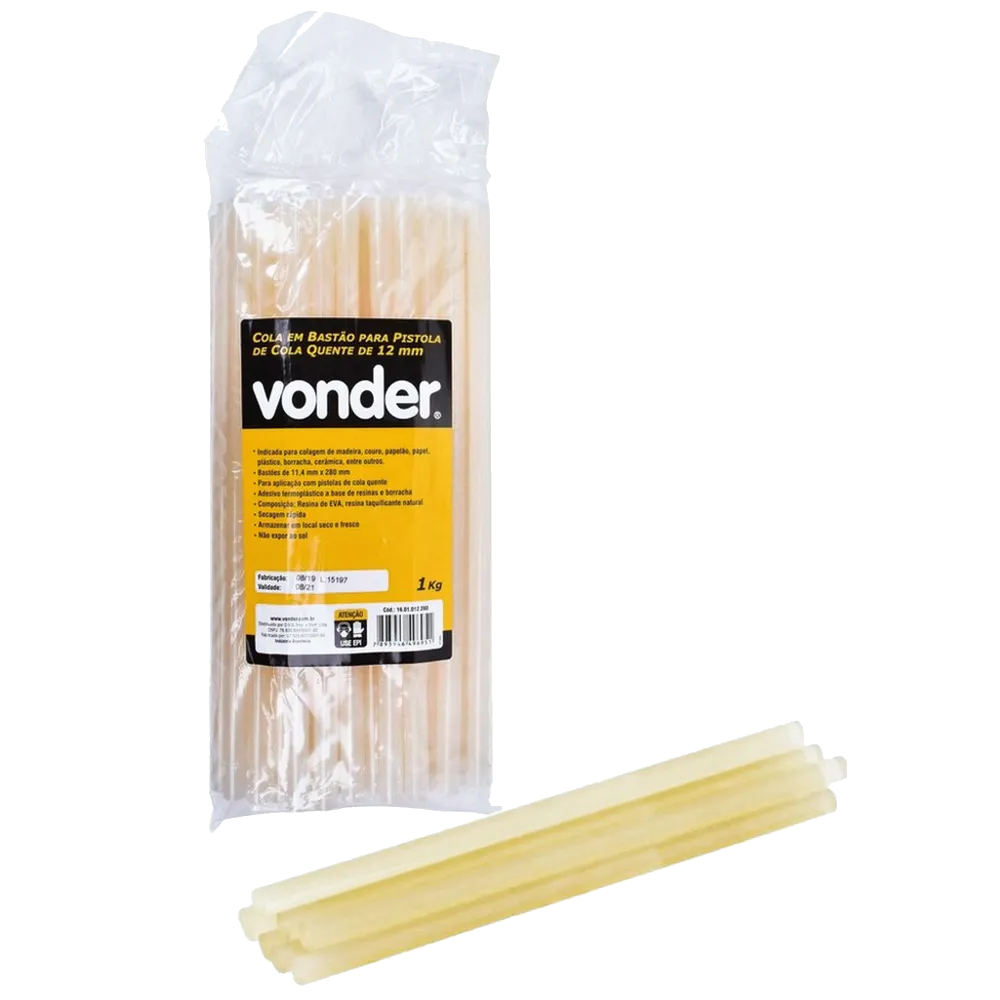 Silicone em Bastao VONDER 12X280MM-PACOTE com 1KG