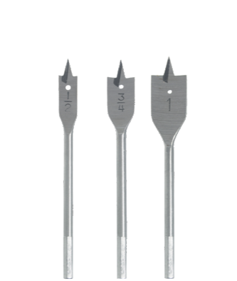 Broca Chata para Madeira Pol.lotus PLUS-5/16""
