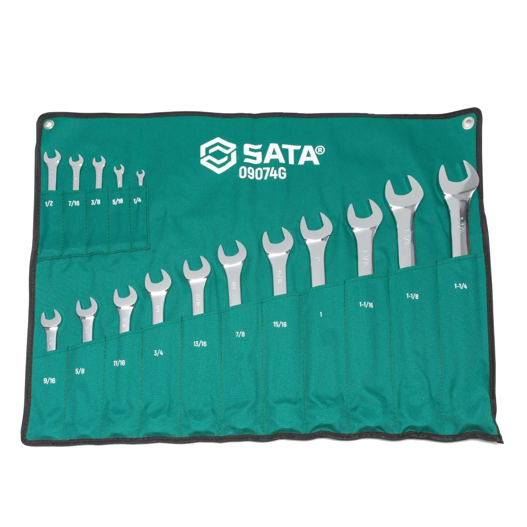 Chave Combinada SATA JG POL.1/4 X 1.1/4 16PCS ST09074G