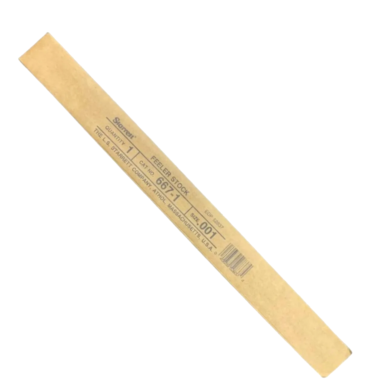 Calibrador de Folga STARRETT 12 X 1/2 X 0,001"" 667-1
