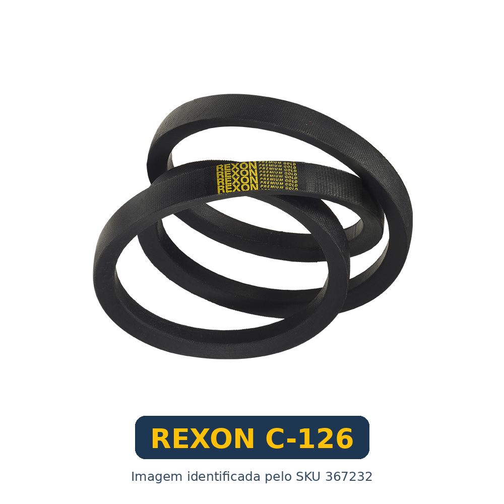 Correia Industrial em V Rexon C-126