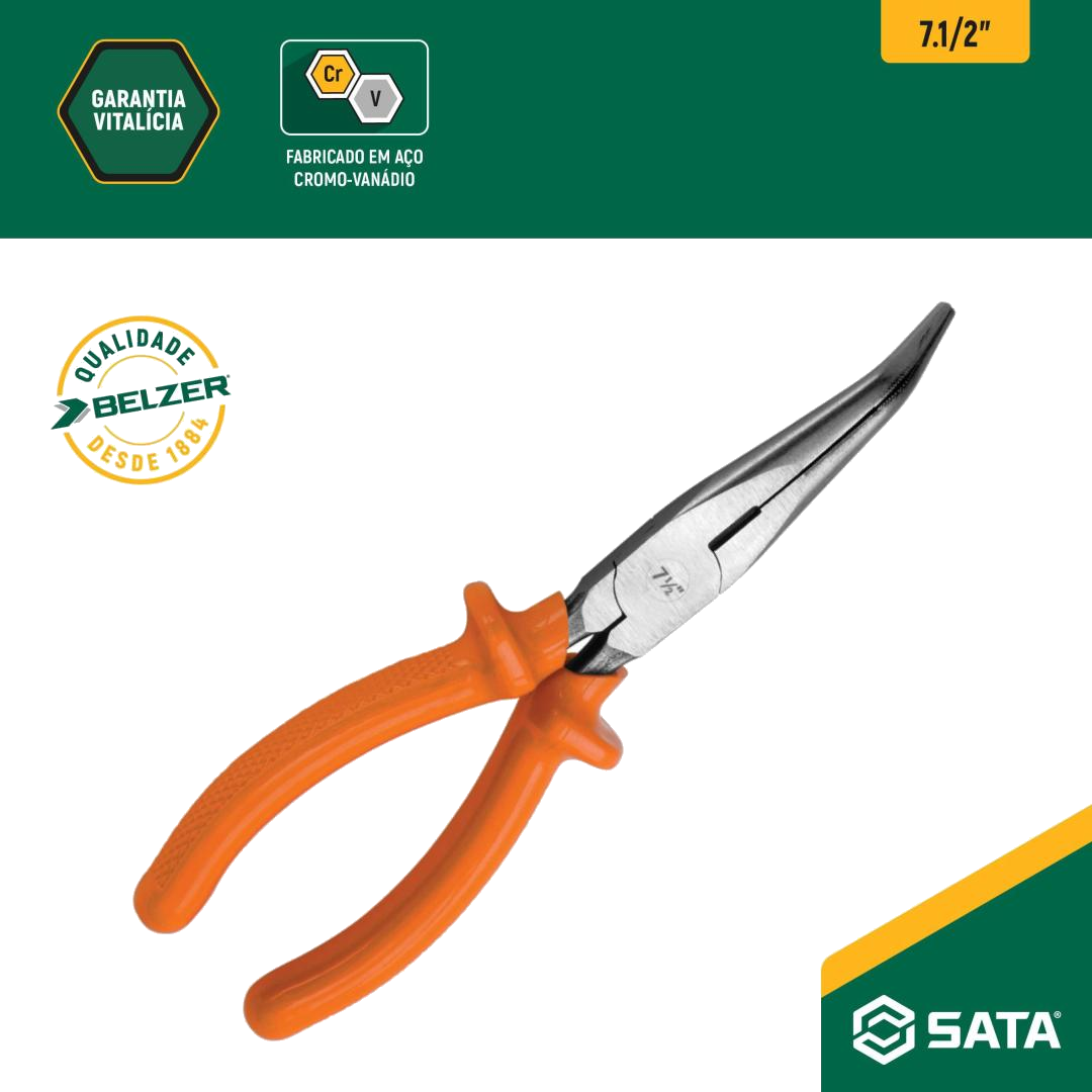 Alic. de Bico M.cana Isol. 7.1/2"" SATA Longo Curvo ST72711G