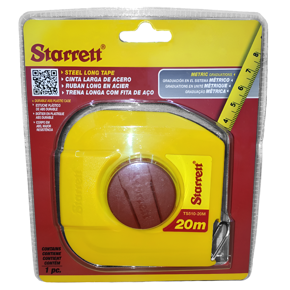 Trena Aco STARRETT S/trava 20MTS KTS510-20M-S