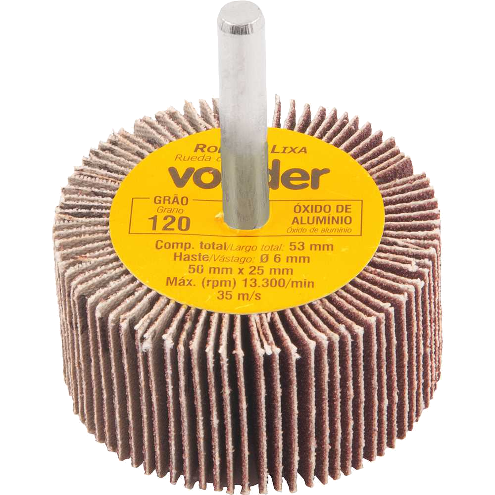 Roda Pg Mini com Haste VONDER 50X25 G-120 12.71.500.120