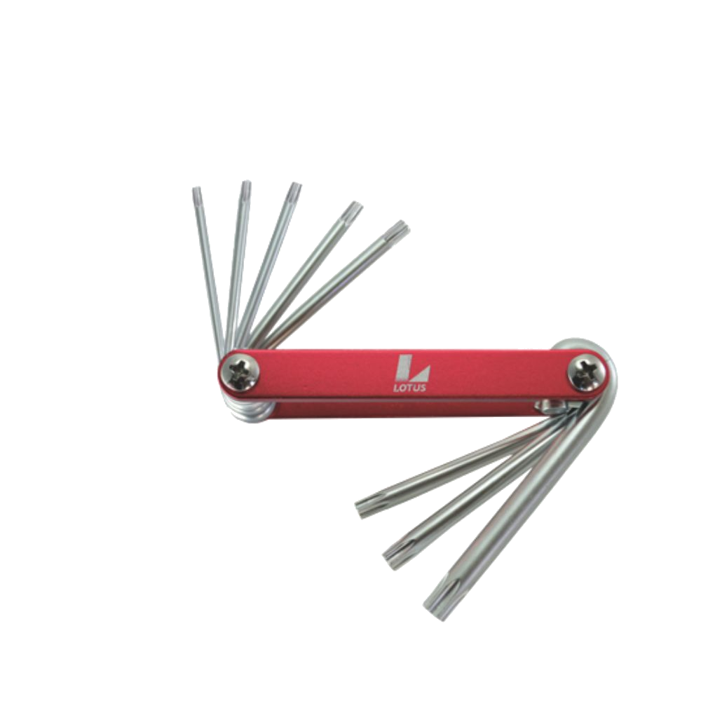 Chave Torx Jg LOTUS T-09 A T-40 CRV Curta-canivete 08PCS 5331 Plus