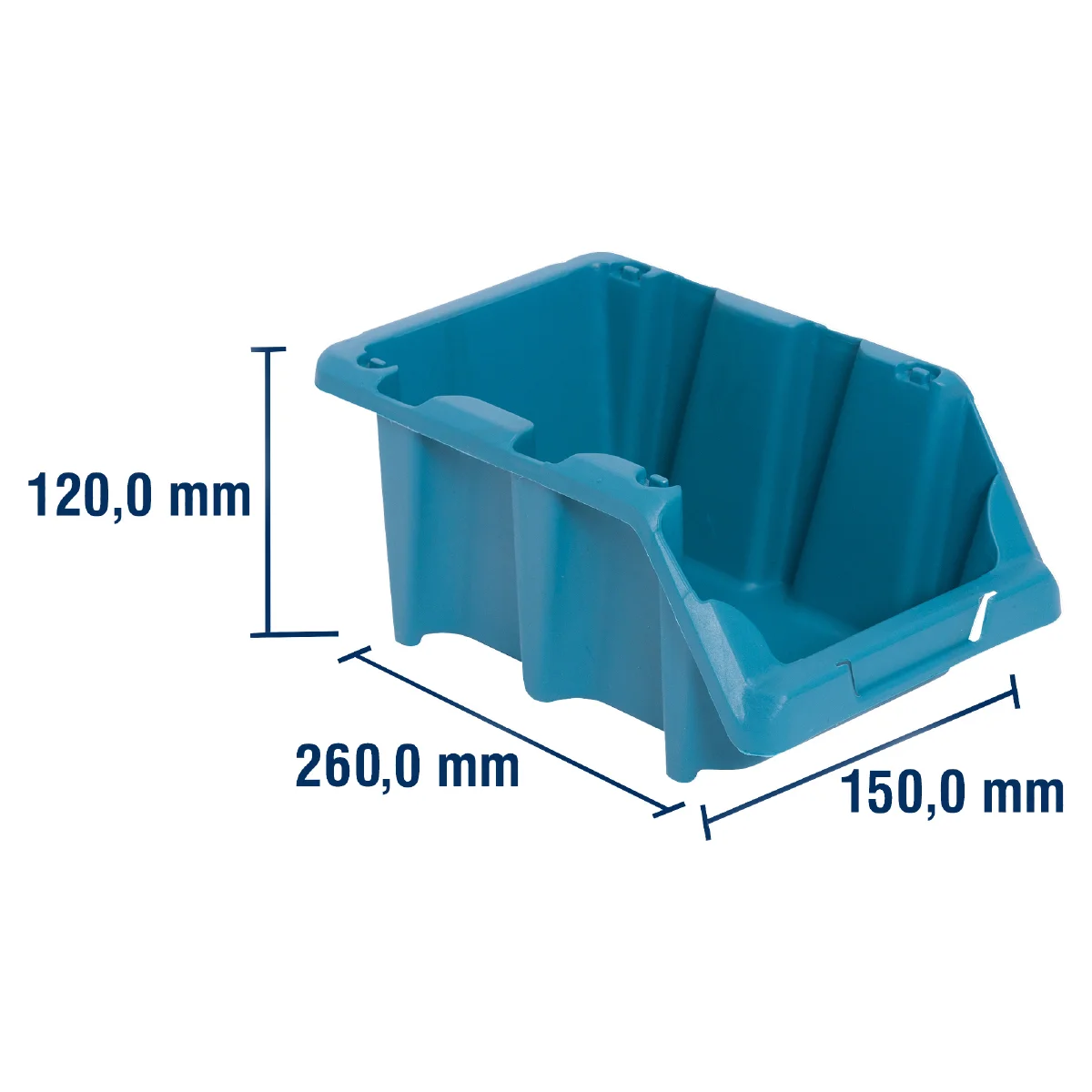 Caixa Gaveteiro Plástico VONDER Azul NO.05
