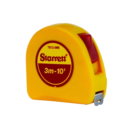 Trena Aco STARRETT C/trava 03MTS AMAR.T12-3