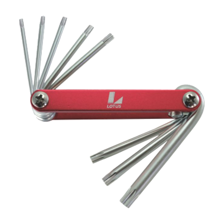Chave Torx Jg LOTUS T-09 A T-40 CRV Curta-canivete 08PCS 5331 Plus