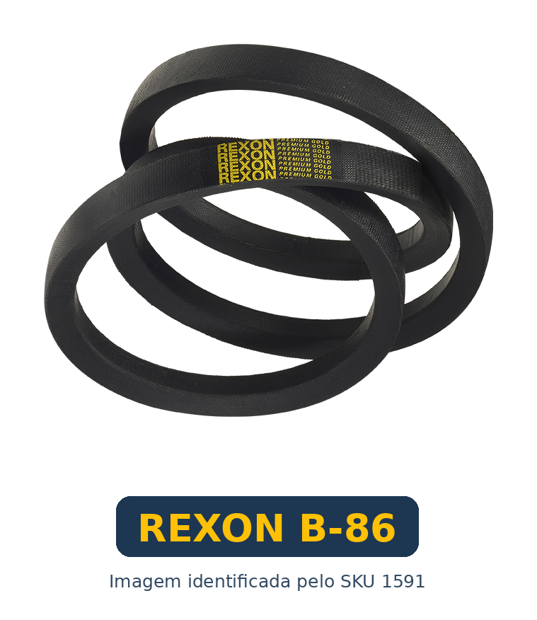 Correia Industrial em V Rexon B-86