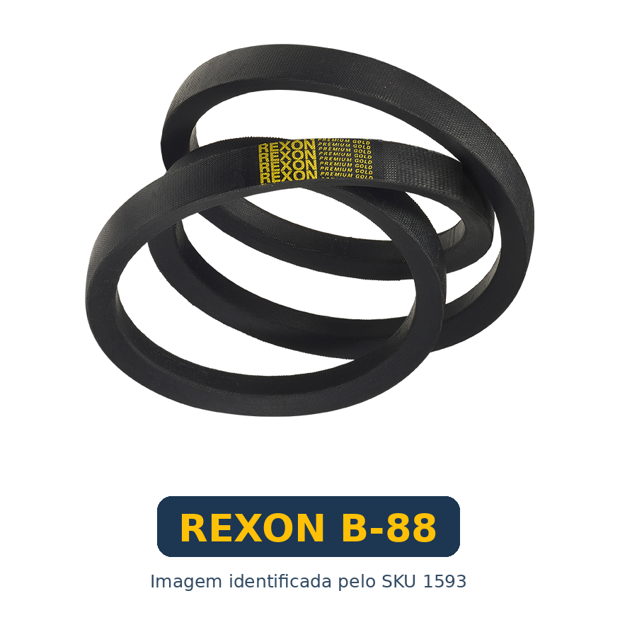 Correia Industrial em V Rexon B-88