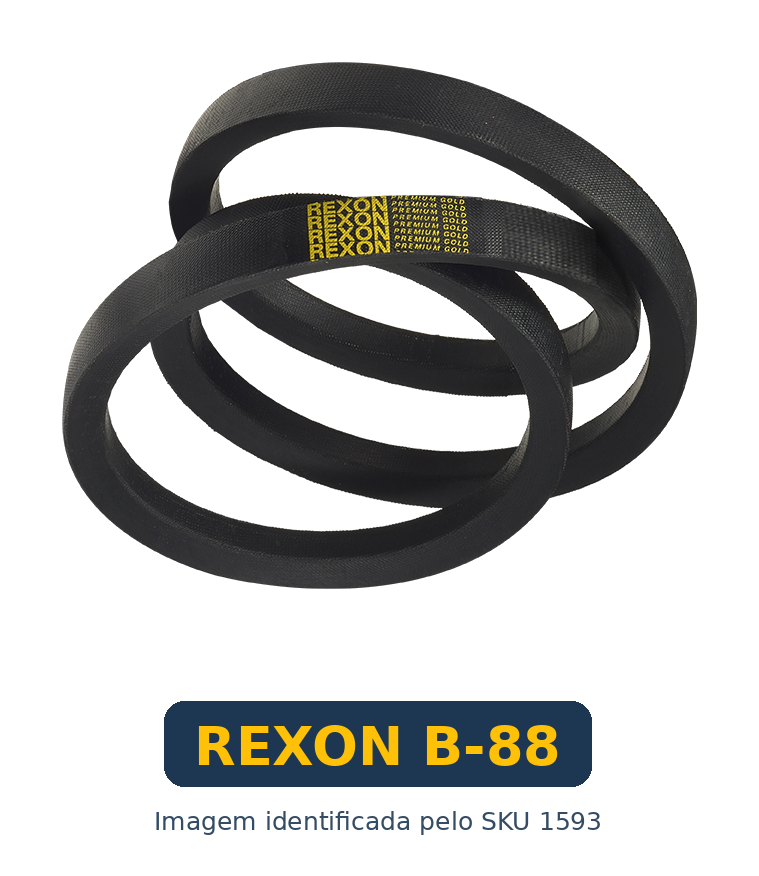 Correia Industrial em V Rexon B-88