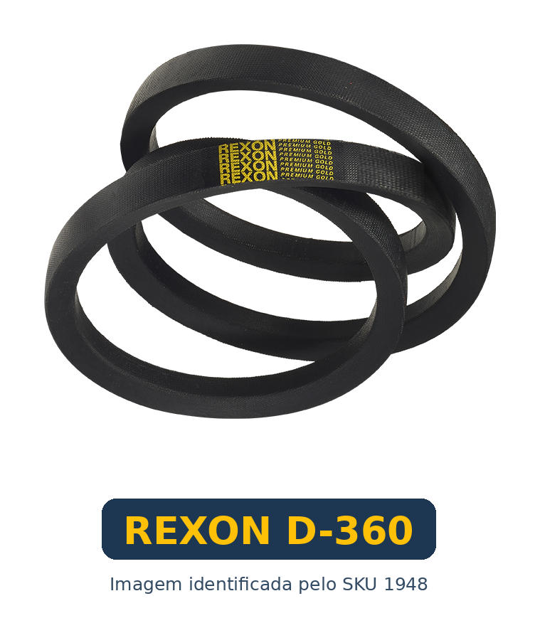 Correia Industrial em V Rexon D-360