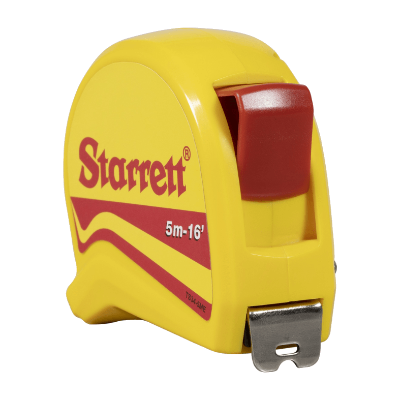 Trena Aco STARRETT C/trava 05MTS AMAR.T.34-5