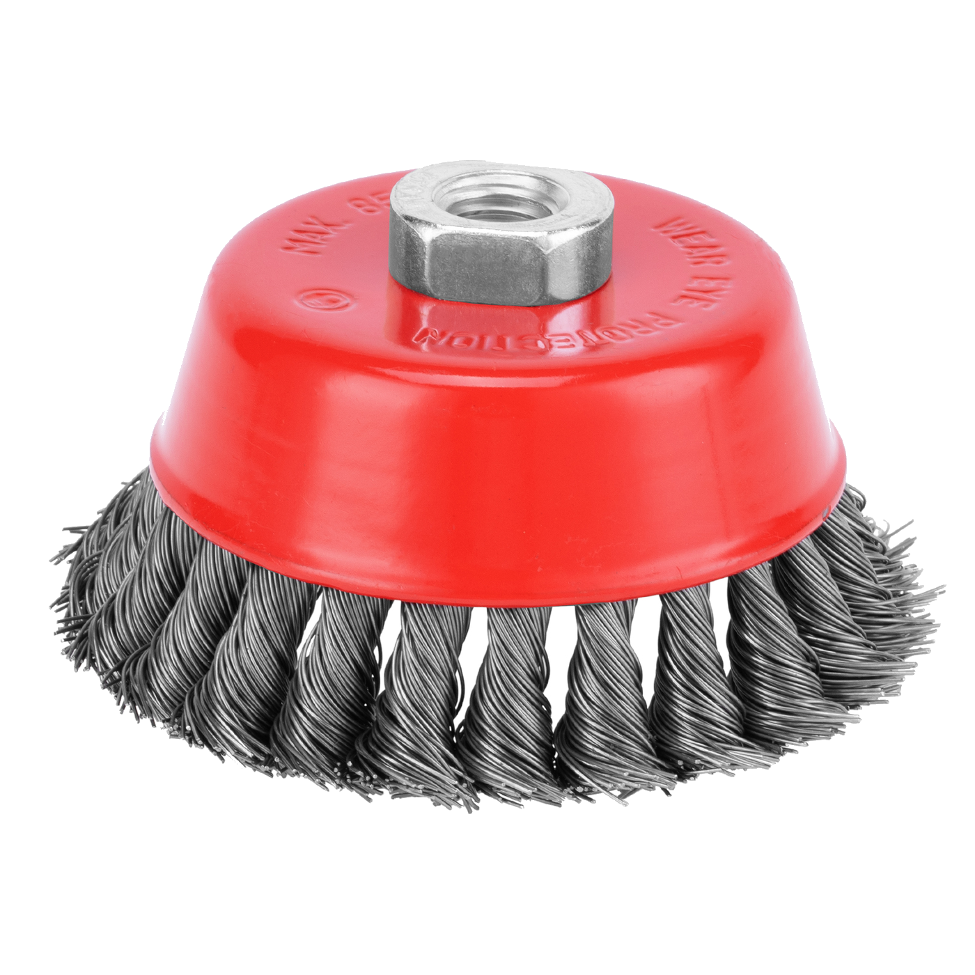 Escova de Aço Tipo Copo Trancada M14 4"" MTX 746289