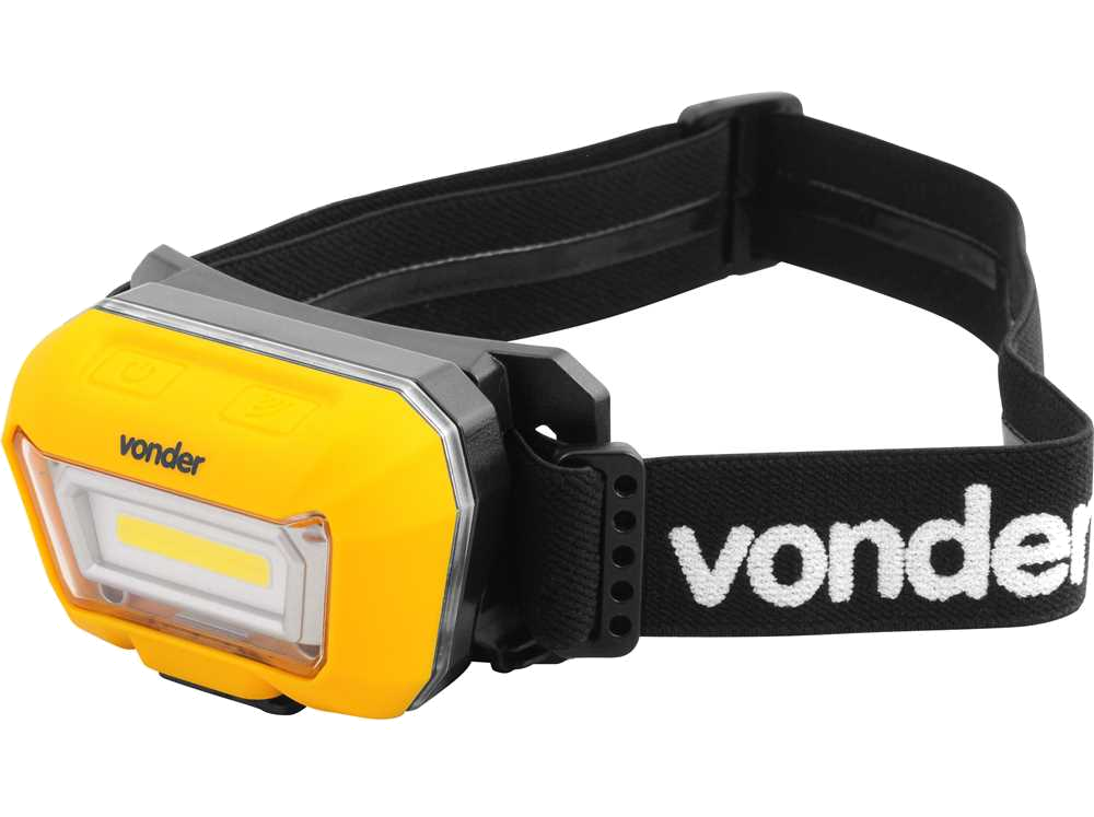 Lanterna Maos Livres Cabeca VONDER LCV300 Ledcob 8075003300