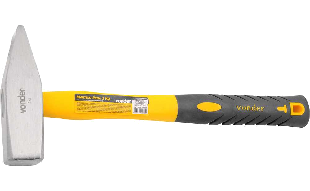 Martelo Pena VONDER 1000GRS Cabo em Fibra 3589100001