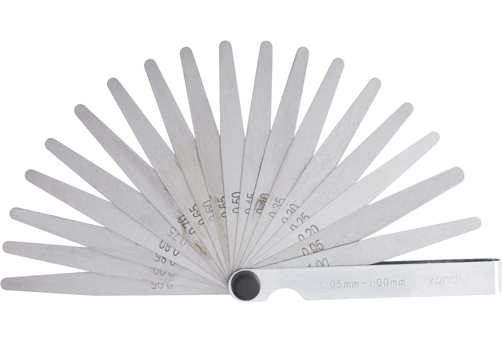 Calibrador de Folga Mm. 20 Lam VONDER 0;05 A 1MM 3595100020