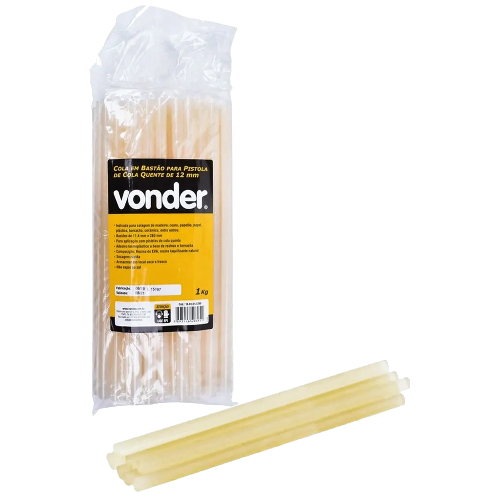 Silicone em Bastao VONDER 12X280MM-PACOTE com 1KG