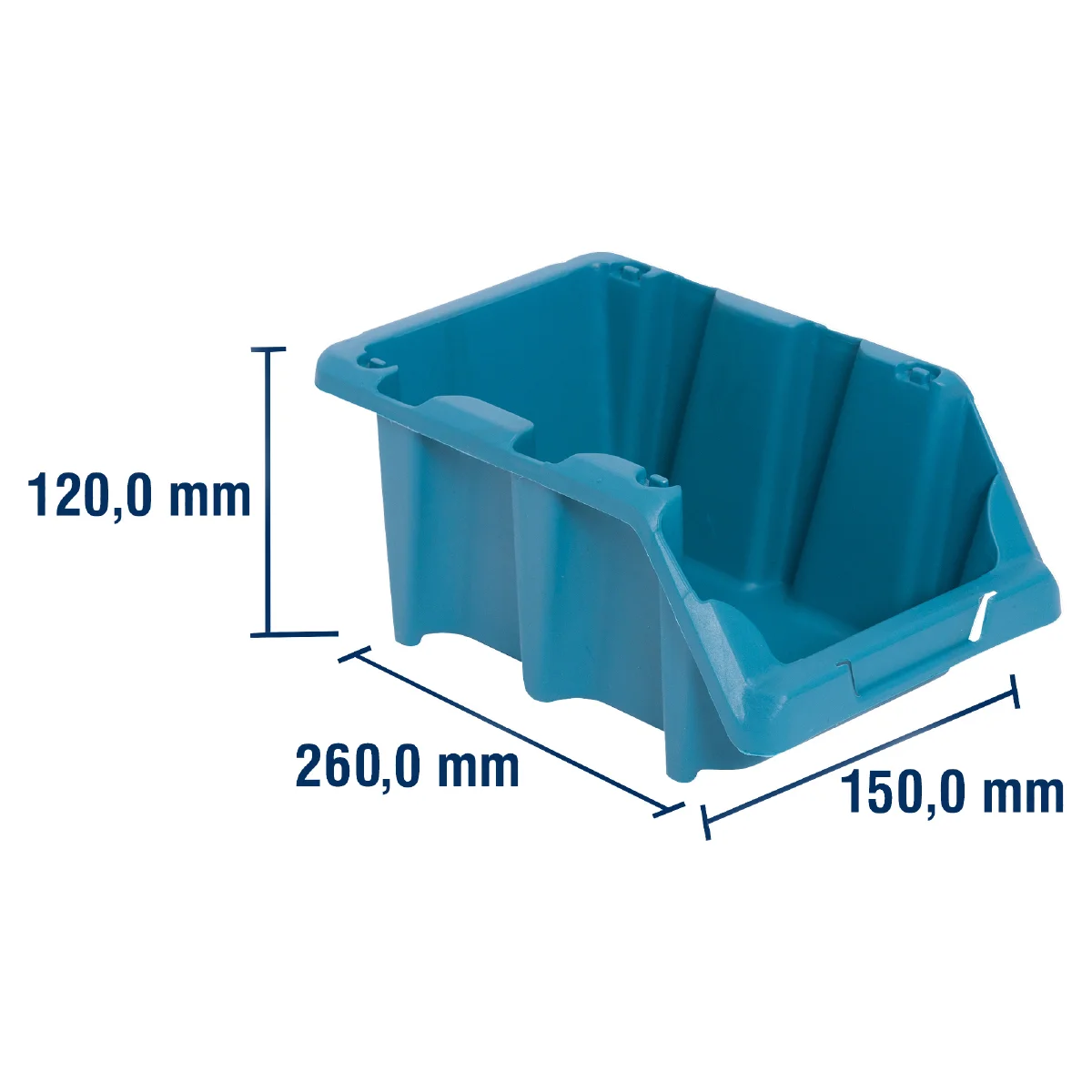 Caixa Gaveteiro Plástico VONDER Azul NO.05