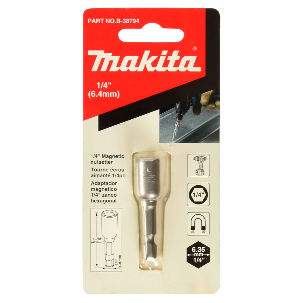 Bits Canhao Makita Magnetico 1/4X1.7/8-B-38794