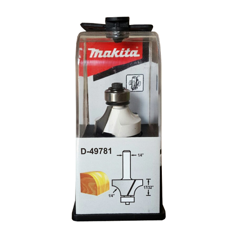 Fresa Makita para Borda 1" Haste 1/4 D-49781