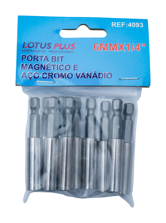 Suporte Magnetico para Bits LOTUS 1/4-6MM com 10UN 4093