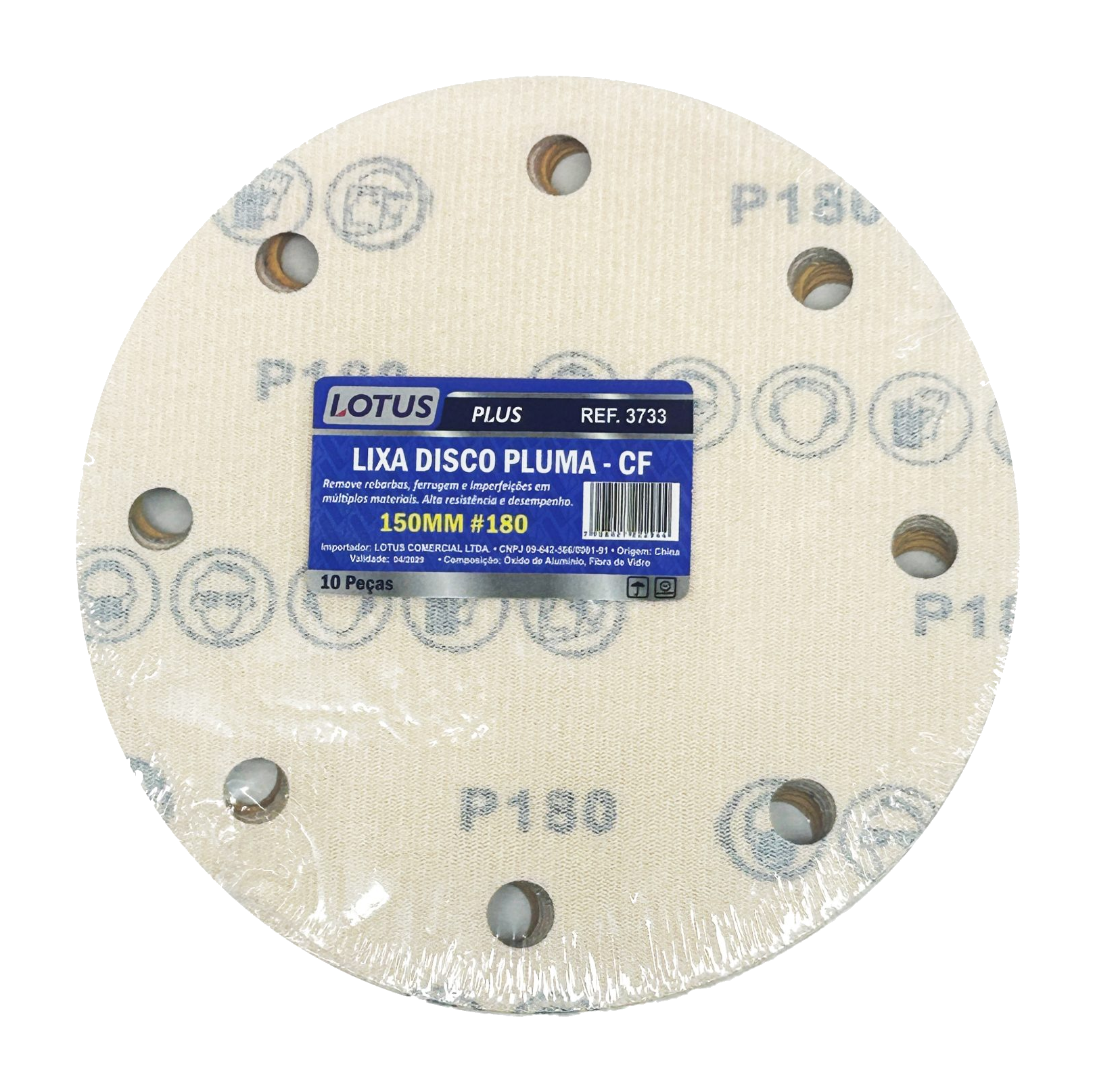 Disco de Lixa LOTUS Zirconio 3251 7"" G-60